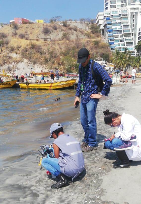 Funcionarios analizan suelo y agua